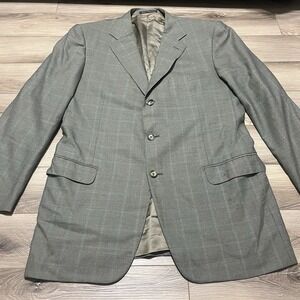 Ermenegildo‎ Zegna Blazer Wool Super 100s Two Buttons Mens Size 46